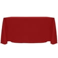 thumbnail image 1 of Ultimate Textile (10 Pack) Reversible Shantung Satin - Majestic 108 x 132-Inch Rectangular Tablecloth - for Weddings, Home Parties and Special Event use, Holiday Red, 1 of 4