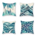 thumbnail image 4 of 45cm*45cm Home Textile Decoration Products Ink Painting Printing Pillowcase Imitation Linen Waist Pillowcase Cushion Pillowcase, 4 of 4