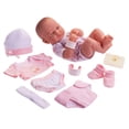 thumbnail image 2 of 8 piece Layette Baby Doll Gift Set | JC Toys - La Newborn Nursery | 14 Life-Like Doll w/ Accessories | Pink | Ages 2+, 2 of 5