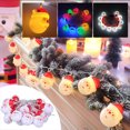 thumbnail image 5 of Yunuuuoa LED Snowman String Lights 8 Modes Decorative Fairy Lights Battery Operated Waterproof Outdoor Indoor Christmas Party Wedding Garden Decoration, 5 of 5