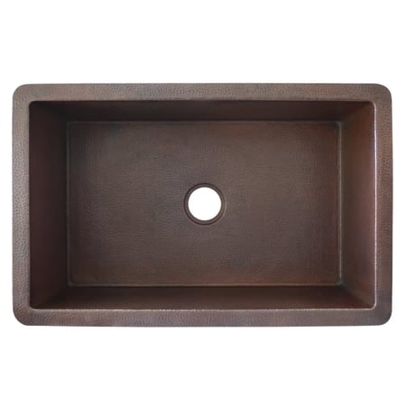 Native Trails Cpk72 Cocina 33 Undermount Single Basin Copper Kitchen Sink - Copper