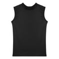 thumbnail image 5 of Alvivi Men's Casual Sleeveless Shirts Mock Turtleneck Pullover Tops Undershirt Vest Tops Black 3XL, 5 of 7