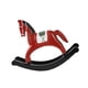 thumbnail image 5 of Estatua de caballo mecedor, figura decorativa, coleccionable, versátil, de madera. rojo, 5 of 9