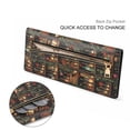 thumbnail image 6 of GAEKEAO Slim Wallet for Women RFID Blocking long Ladies Bifold Card Holder with Zipper Coin Pocket and Multiple Card Slots, 6 of 8