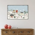 thumbnail image 5 of Amanti Art Christmas Village II Day Framed Canvas Wall Art Print, 5 of 8