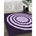 thumbnail image 2 of Ahgly Company Indoor Rectangle Patterned Bright Lilac Purple Area Rugs, 4' x 6', 2 of 6