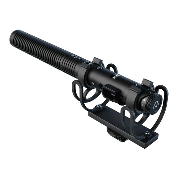 Atomos StudioSonic Shotgun Professional-Grade Wireless/Wired Microphone with Locking USB-C and Full Broadcast Feature Set (Black)