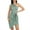 Blue Green, variant on Women's Summer One Shoulder Ruched Bodycon Dress Sleeveless Split Cocktail Party Dresses, L Navy