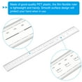 thumbnail image 3 of Uxcell Film Flexible Ruler 100cm 0.1mm Scale with R Angle and Width Lines Clear PET Plastic Folding Straight Ruler for Factory, Transparent, 1 Pcs, 3 of 6