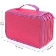 thumbnail image 5 of Estuche para lápices con cremallera de 4 capas y 72 ranuras KAIYANG color rosa y rojo, 5 of 5