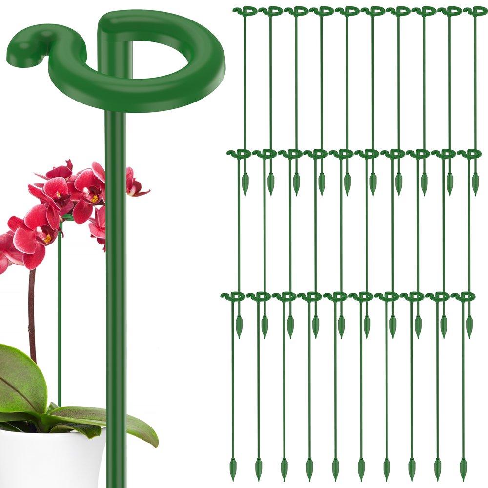 Lot De 10 Piquets De Support Pour Plantes à Tige Unique De 91,4 Cm