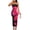 Black & Red, variant on Women Summer Strapless Maxi Dress Bodycon Floral Long Wedding Guest Dress Formal Cocktail Dresses Blue & Red Flower L (Work Appropriate Dresses With Sleeves)