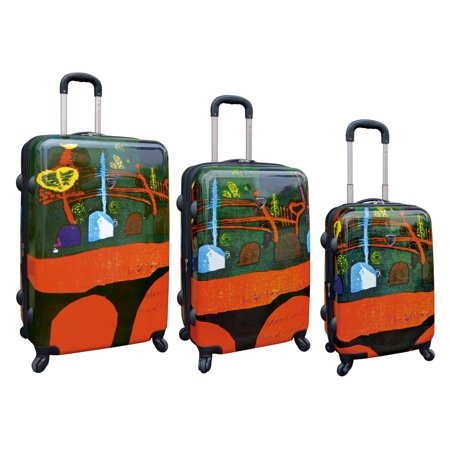 UPC 015272750904 product image for Travelers Club Luggage 3 Piece Expandable ABS Luggage Set with 360 4-Wheel Syste | upcitemdb.com