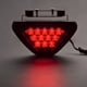 thumbnail image 4 of F1 Estilo Drl Rojo 12 Led Cola Trasera Parada Niebla Triangular Freno Luz Parada Seguridad Lámpara Coche Motor Yuarrent VI009719-00, 4 of 6
