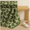 thumbnail image 4 of Soimoi Beige Cotton Voile Fabric Green Paisley Print Fabric by the Yard 42 Inch Wide, 4 of 7