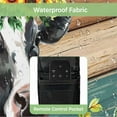 thumbnail image 4 of Outdoor TV Cover 36 to 39 Inches, Sunflower Cow Plant Farm Flower Wood Grain Waterproof and Weatherproof TV Cover with Remote Control Pocket, Flat Screen TV Cover Protector for Outside TV, 4 of 6