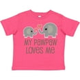 thumbnail image 3 of Inktastic My Pawpaw Loves Me Grandchild Boys or Girls Toddler T-Shirt, 3 of 5