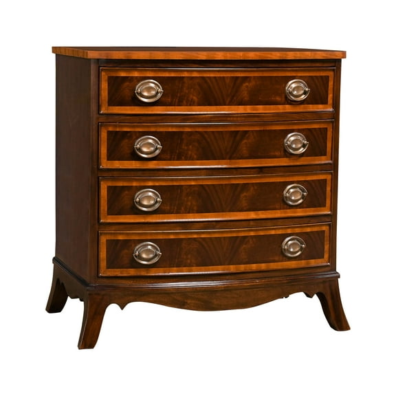 Banded Mahogany Chest of Drawers