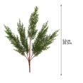 thumbnail image 4 of 5 pcs 52cm 5 forks high quality plastic wire simulation cypress tree leaf Home Christmas Decoration, 4 of 18