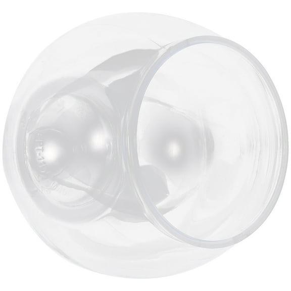 Uonlytech Creative Globe Shaped Fish Bowl Transparent Pet Home Desktop Ornament