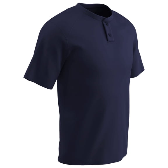 Champro Turn Two Youth Baseball Jersey (L, Navy)
