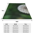 thumbnail image 3 of Cauagu Dandelion Pattern Flannel Bed Blankets,Fleece Blanket Comfortable Air Conditioning Blanket for Sofa Bed Travel Couch & Living Room -50"x40", 3 of 8