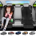 thumbnail image 3 of UHIAGREE Car Seat Protector with Thickest Padding, 2 pack,2 Mesh Pockets,for SUV,Sedan,Truck,Black, 3 of 7