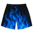 thumbnail image 6 of Cethrio Boys Shorts with Pockets, Running Drawstring Casual Summer Shorts Blue Size 13-14 T, 6 of 6