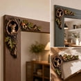 thumbnail image 5 of Velmasee Forest Animal Tree Branch Door Corner Decor, 2D HD Print Smooth Wood No-Drill Mount, Rustic Ornament for Farmhouse Home Wall Door Frame Nature Decor, 5 of 7