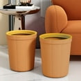 thumbnail image 4 of Tgbvmt Large Capacity Open Top Trash Can Pressure Ring Waste Bin Uncovered Garbage Can For Kitchen Bathroom Bedroom Office Laundry Room RV Commercial Use Home Waste Container Storage Organizer Bin, 4 of 6