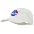 thumbnail image 2 of NASA Insignia Embroidered Pigment Dyed Cap - White OSFM, 2 of 5