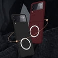 thumbnail image 2 of TECH CIRCLE Case for Samsung Galalxy Z Flip4,Shockproof PC Carbon Fiber Protective Slim Fit Phone Cover Compatible with Wireless Charging For Galaxy Z Flip 4, Black, 2 of 8