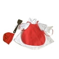 thumbnail image 2 of 23 IN Goose Chef's Outfit for Outdoor Decorating, Lawn Goose Clothing for Lawn, Patio & Garden, Fit 23‘H Porch Goose, 2 of 6
