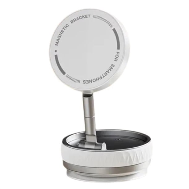 Soporte Magnético para Teléfono Móvil con Ventosa Giratoria de 360 Grados, Soporte Plegable para Navegación de Coche, Color .