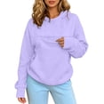 thumbnail image 6 of Hoodie for Womens Long Sleeve Pullover Oversized Hoodies Women with Pet Pocket Womens Clothing XL, 6 of 7