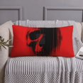 thumbnail image 4 of Kdxio Minimalist Skull Red Pattern Pillowcase with Envelope Closure,20" x 36" Pillow Cases,Gifts for Men or Women-No pillow, 4 of 5