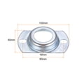 thumbnail image 2 of Unique Bargains Boîtier de Roulement en Acier Estampé pour Roulements de 52mm pour Support de Roulement Protecteur, 2 of 4