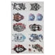thumbnail image 3 of 10 Hojas de pegatinas de tatuaje temporal Sincero diseño de animales, 3 of 10