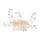 thumbnail image 5 of Peineta para el cabello de novia, adornos para el cabello, joyería, diadema de flores, pinza para dama de honor, peinetas Dorado, 5 of 9