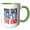 Green/White, variant on 3drose, Image of Words You Suck Thats It the End, 11oz Mug