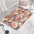 thumbnail image 3 of Pioneer Flower Floral Print Flannel Non Slip Door Rugs,Washable Door Mats Indoor,Decorative Door Mats,Dirt-Resistant and Absorbent Doormat for Entrance,Bedroom,Kitchen,Bathroom,23.5"x16", 3 of 5