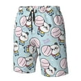 thumbnail image 4 of Logiee Cute Panda Bear Print Mens Swim Trunks Quick Dry Board Shorts,Breathable Hawaii Beach Shorts Swimwear Bathing Suits-XX-Large, 4 of 6