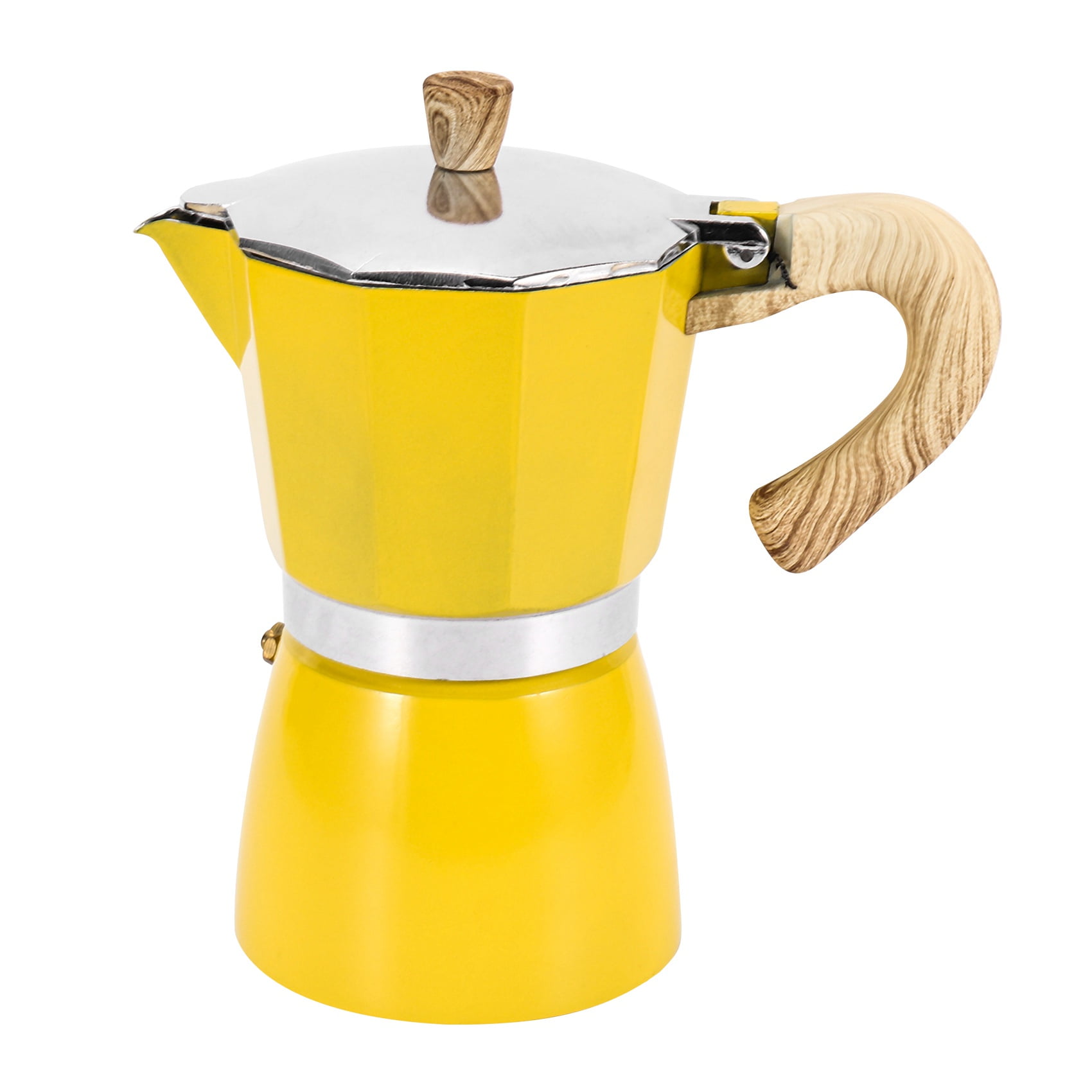 Aluminum Italian Moka Espresso Coffee Machine Filter Stove Pot 6 Cups