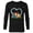 Black, variant on Disney and Pixar’s Up Young Carl and Ellie Dreaming - Long Sleeve T-Shirt for Men - Customized-Royal