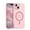 Pink, variant on YINLAI Magnetic for iPhone 15 Case , Clear Sparkly Glitter iPhone 15 Phone Case Mag-safe Shockproof Cute Protective Cover Case for iPhone 15 6.1",Pink