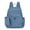 Blue, variant on PULLIMORE Mini Backpack Women Nylon Small Backpack Purse Travel Shoulder Bag (Gray)