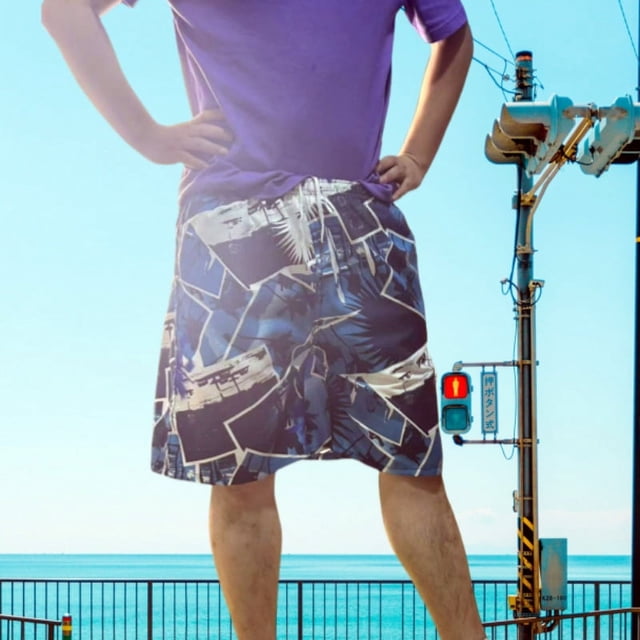 Pantalones cortos de playa para hombre, de secado rápido, de cinco puntos, para deportes, surf, pantalones casuales para hombre
