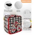 thumbnail image 3 of Valentine,Stand Mixer Dust Cover with Storage Pocket & Handles,Buffalo Plaid Gnomes Love Valentine's Day Fits All Tilt Head & Bowl Lift Kitchen Appliance Cover Organizer Bag Accessories,4.5-5 Quart, 3 of 6