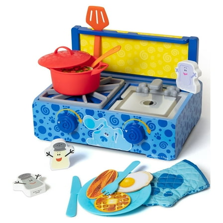 Melissa & Doug Blue's Clues & You! Wooden Cooking Play Set (42 Pieces)
