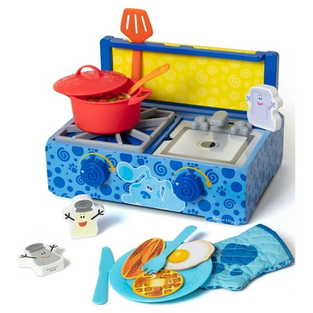 UPC: 0000772330169 | Melissa & Doug Blue s Clues & You! Wooden Cooking Play Set (42 Pieces)